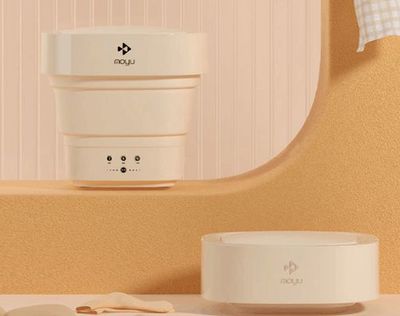 告別手洗內(nèi)褲襪子的煩惱 199元小米有品折疊洗衣機真便捷